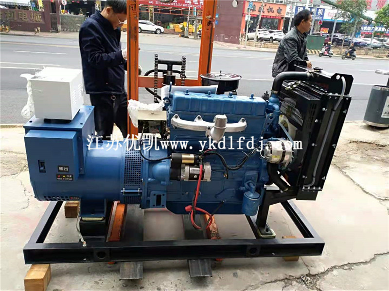 2021年4月5日，養(yǎng)殖客戶來拉走一臺30KW濰柴發(fā)電機組