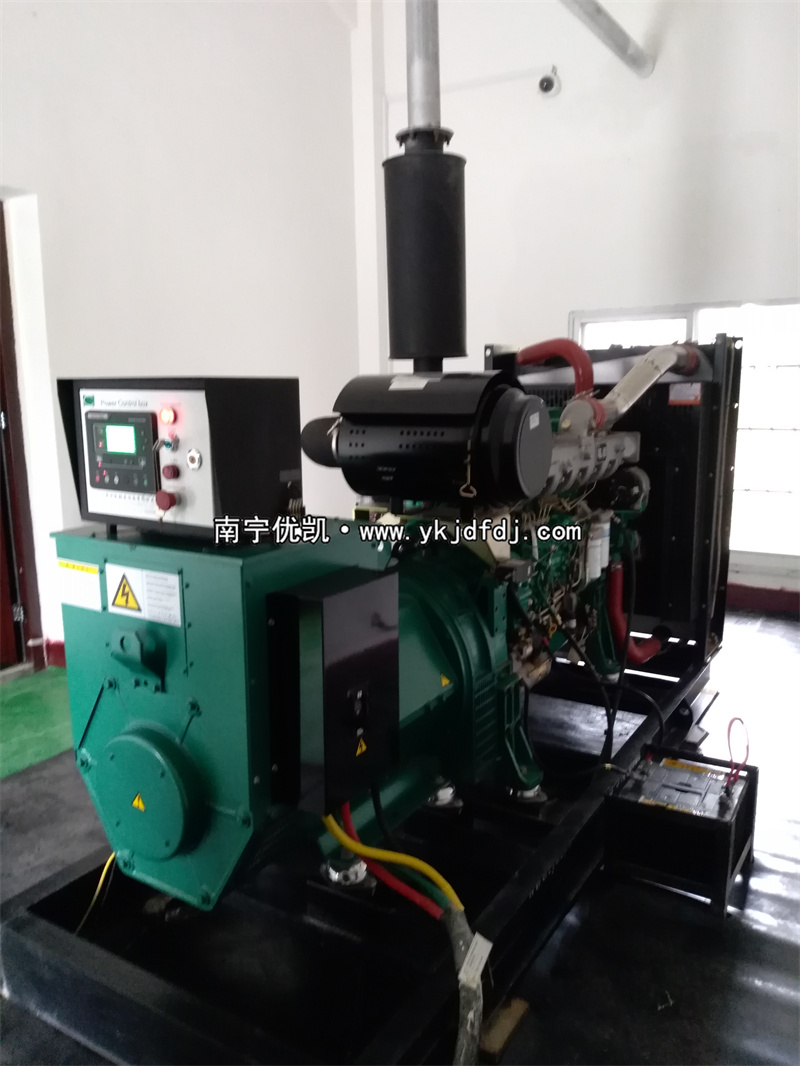2022年6月28日，200KW玉柴發(fā)電機(jī)組崇左項(xiàng)目安裝調(diào)試完畢
