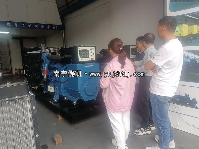 2024年3月18日，越南客戶(hù)到南寧店鋪學(xué)習(xí)柴油發(fā)電機(jī)組使用及相關(guān)知識(shí)