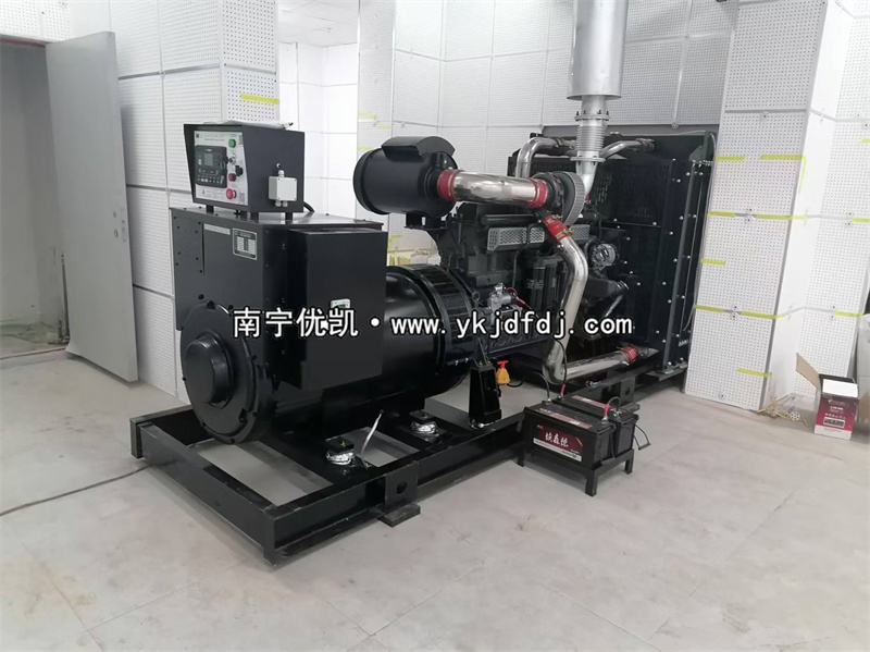 2024年11月17日，欽州項(xiàng)目500kw凱普柴油發(fā)電機(jī)組到貨安裝